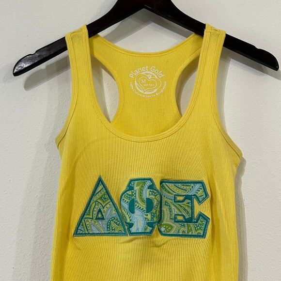 Delta Phi Epsilon Yellow Tank Top - Picture 4 of 6
